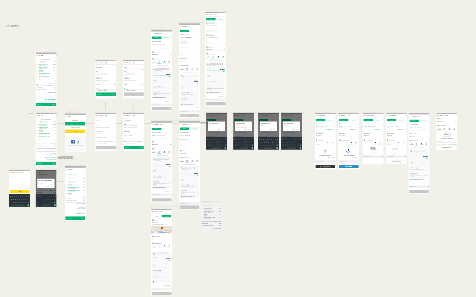 01 New user flow – 2 steps – small