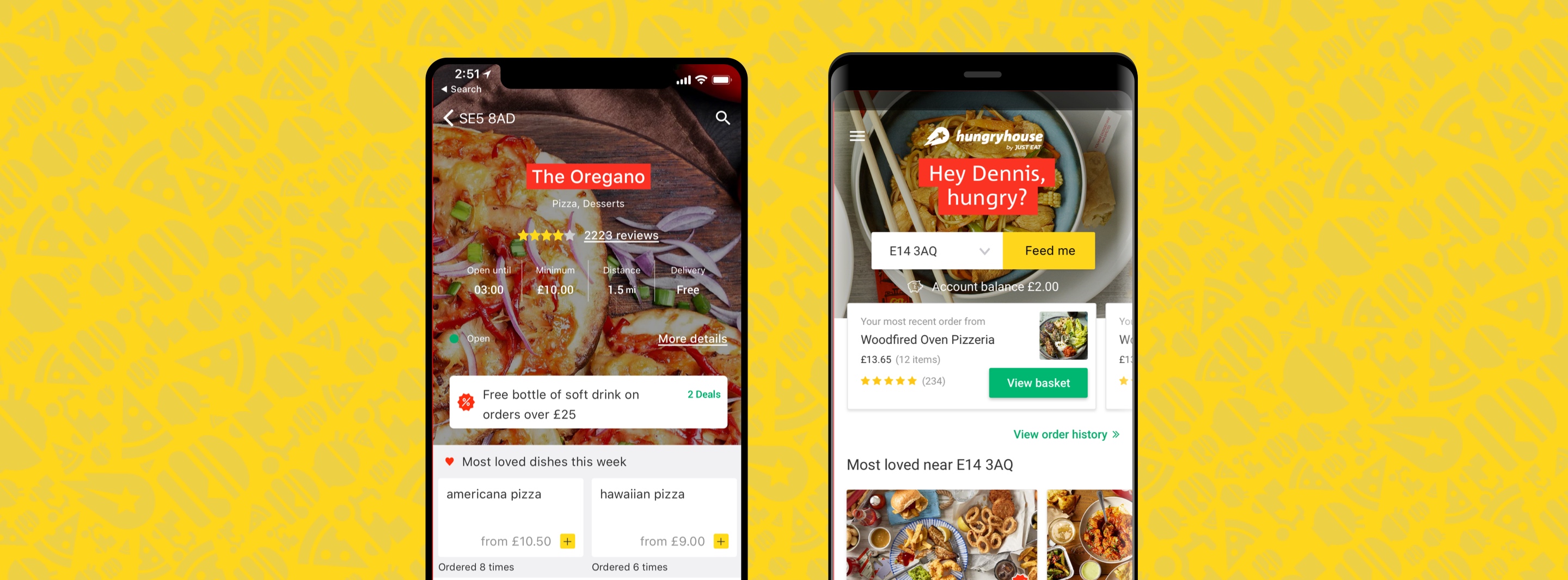 Hungryhouse- personalisation